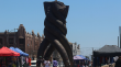 Por peligro de desprendimiento: inician desarme del Monumento a la Solidaridad en Valparaíso