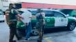 Sorprenden a jóvenes en vehículo robado en la Ruta A-16 que une a Iquique con Alto Hospicio