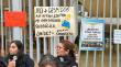 Profesores de colegio en Antofagasta protestan por desvinculación de funcionarios