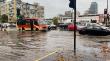 [VIDEO] Calle Álvarez colapsada debido a las intensas precipitaciones en Viña del Mar