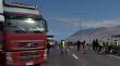 Camioneros agrupados en Confederación Fuerza del Norte iniciaron paro indefinido