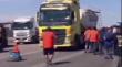 [VIDEO] Viralizan imágenes de camioneros agrediendo verbalmente a gremio que no se movilizó en La Negra