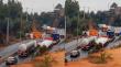 [VIDEO] Volcamiento de camión transportador de cilindros de gas mantuvo cortada la Ruta Las Palmas hacia Viña del Mar