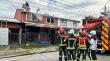 Incendio destruyó interior de casa en población La Paloma II de Puerto Montt