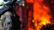 Fuego en bombona de gas de frigorífico en Angol causó preocupación