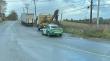 Osorno:  conductor con orden de captura por violación huyó de control vehicular