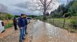 Sectores de la costa de Ñuble sufren desbordes de esteros y canal por precipitaciones