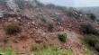 Precaución en ruta E-411 por desprendimiento de rocas en Cabildo