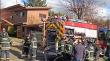 Incendio en villa Encinas de Pilauco alertó a cinco compañías de Bomberos de Osorno
