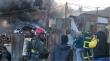 Dos casas completamente destruidas y una con daño parcial dejó incendio en campamento de Antofagasta