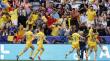 Eurocopa: Rumania derrotó 3-0 a Ucrania