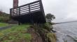 Lago Ranco: Cierran tramo de la costanera por peligro de derrumbes