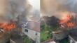 [VIDEO] Incendio afectó a tres inmuebles en Temuco: una sería la oficina del senador Ruminot