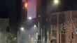 Se registró un incendio que afectó a edificio en Santiago
