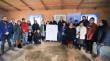 Familias del sector rural de Temuco realizaron firma simbólica para iniciar la construcción de sus viviendas