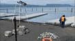 Villarrica: Lican Ray vive la renovación completa del muelle flotante de su Playa Grande