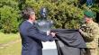 Inauguran busto de Bernardo O´Higgins en el Campo Militar Valdivia