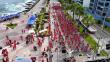 Corrida Navideña tiñó de rojo y blanco la costanera de Antofagasta