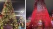 [VIDEO] Incendio consumió totalmente árbol de navidad en Tocopilla: Era uno de los tres de la ciudad