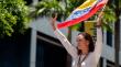 María Corina Machado reaparece en una protesta en Caracas tras 133 días de clandestinidad