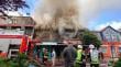 Incendio destruye restaurante de sushi en Puerto Montt y se propaga a otros inmuebles