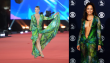 Kika Silva deslumbra en la Gala de Viña con el icónico vestido de JLo