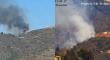 [VIDEO] Bomberos acude a incendio forestal en Valparaíso: se registra gran columna de humo