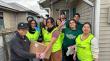 Estudiantes ayudaron a la comunidad de Alerce en &quot;mechoneo solidario&quot;
