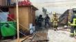 Incendio afecta a campamento San Martín de Antofagasta