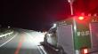 Fatal accidente en Ruta 27CH: conductor de tractocamión muere tras volcamiento en Antofagasta
