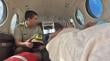 En avión ambulancia trasladan a Santiago al teniente de 27 años que fue atropellado en operativo