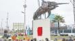 Inauguran escultura de pez espada de ocho metros en Playa Brava en Iquique