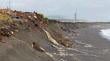 Denuncian destrucción de la costanera por oleaje frente a la Lobería de Cobquecura