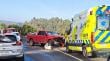 Dos personas lesionadas dejó colisión de vehículos menores en Quintero