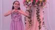 Niña de Río Negro deslumbra con su voz soprano en eventos locales