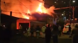 Violento incendio en Lota dejó cinco viviendas afectadas