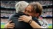 Con homenaje para ambos: El Real Madrid despidió a Luka Modric y Carlo Ancelotti del Santiago Bernabéu