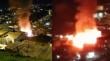 [VIDEO] Controlan propagación de incendio en Villa Independencia: al menos dos casas afectadas