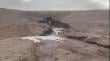 Rotura de matriz se registró en sector de Huayquique y provocó deslizamiento de tierra