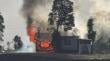 Incendio en sector Pid Pid de Castro dejó cuatro damnificados