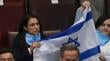 Diputadas levantan bandera de Israel durante última Cuenta Pública Presidencial 2025