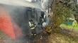 Incendio en el sector Llicaldad de Castro dejó a dos damnificados