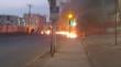 Reportan barricada en calle Huamachuco con Pablo Neruda: Vecinos protestan por muerte dos personas