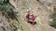 Mujer cayó a quebrada de 20 metros: fue rescatada con lesiones graves
