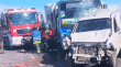 Choque múltiple en la ruta que une Concepción con Penco deja un fallecido