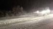 Anuncian el cierre de la Cuesta La Dormida por caída de nieve: “Conducir con precaución”