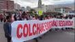 Vecinos de Colchane marchan por las calles de Iquique: exigen mayor seguridad
