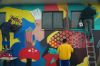Dos artistas realizaron el proyecto “Murallas que hablan” en Río Bueno