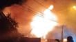Incendio destruyó vivienda de dos pisos en Alerce