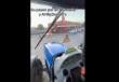 Temuquense lleg{o a un McDonald's en tractor